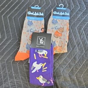 Purple Seagull Men's Socks